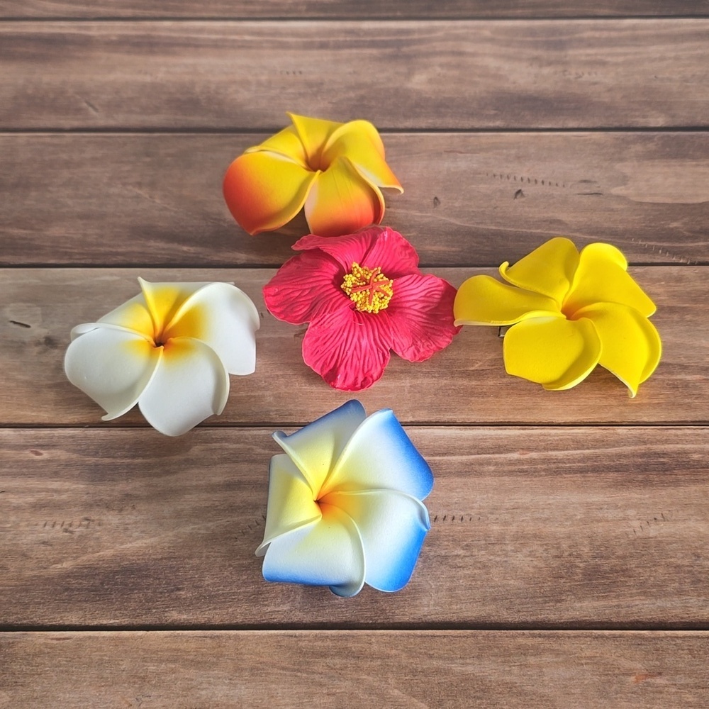 💜-HAWAIIAN HAIR CLIP BUNDLE